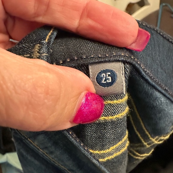 Citizens Of Humanity Deep Blue Wide Leg Jeans - Picture 4 of 7